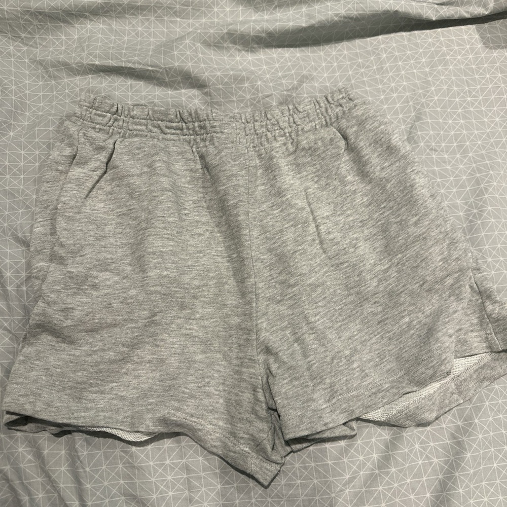 Grey Casual Shorts, no label on them but fits like a medium.
